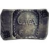 Image 1 : Portuguese Colony. Silver Onca Bar 1843, KM26.1, nice V 