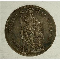 Holland. 10 Stuivers 1749, KM45b, XF-AU 