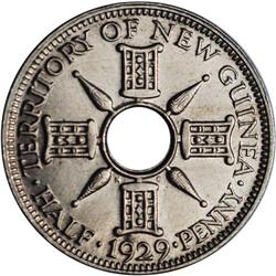 George V 1/2 Penny and Penny 1929, KM1 and KM2, both ar 