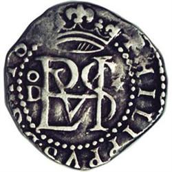 Felipe II cob 1/2 Real ND (1556-98), Cayon type 28, Die 