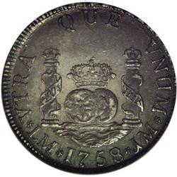 Ferdinand VI Pillar 2 Reales 1758-JM, 