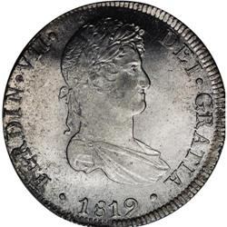 Ferdinand VII 8 Reales 1819-JP, KM117.1, choice brillia 