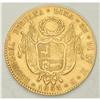 Image 4 : Republic gold 8 Escudos 1853-MB Lima, KM148.4, sharp XF 