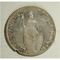 Republic - State of North Peru 8 Reales - Pair, KM155, 