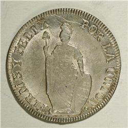 Republic - State of North Peru 8 Reales 1839-MB Lima, K 