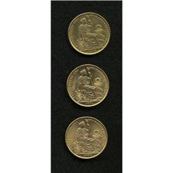 Republic gold 20 Soles - Trio of Dates, KM229, 1960, 19 