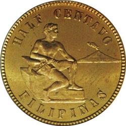 USA Administration Half Centavo Proof 1905, 