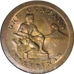 USA Administration error 1 Centavo 1937-M, KM-179, MS64 