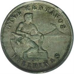 USA Administration mule 5 Centavos 1918-S, 