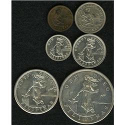 USA Administration partial Proof set 1903, KM-PS1, cons 