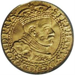 Danzig. Stephan Bathori gold Ducat 1586, Friedberg 3, A 