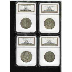 Danzig. NGC Certified 1/4 Talars, Sigismund III KM6 161 