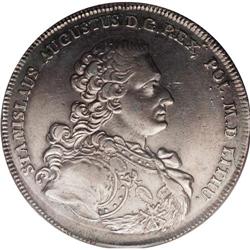 Stanislaus Augustus Reichstaler 1766-FS, KM187, XF45 PC 