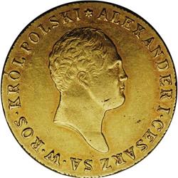 Alexander I of Russia gold 50 Zlotych 1817-IB, KM-C103, 