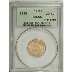 Republic gold Pair - Boleslaw I, KM-Y32 10 Zlotych 1925 