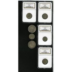 Danzig. Assortment of Silver Types, Sigismund Grosze (2 