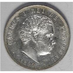 Trio of Silver Crowns, KM540 1000 Reis 1899 