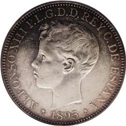 Alfonso XIII Peso 1895 PGV, KM-24 