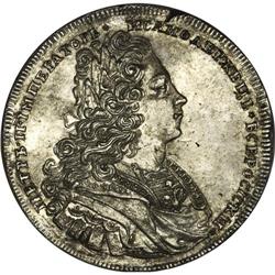 Peter II. Rouble 1728, Moscow, Bit-42, lustrous AU with 