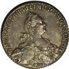 Image 1 : Catherine II. Rouble 1776 C??-??, Bit-221, sharply stru 