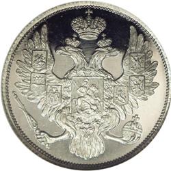 Nicholas I. Platinum 3 Roubles 1829 C??, F-160, Bit-74, 