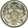 Nicholas I. Platinum 3 Roubles 1844 C??, F-160, Bit-90, 