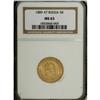 Image 3 : Alexander III. Gold 5 Roubles 1889 A?, Bit-33, MS63 NGC 