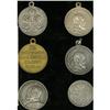 Image 1 : A lot of small medals as follows: (2) 27 mm silver meda 
