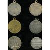 Image 2 : A lot of small medals as follows: (2) 27 mm silver meda 