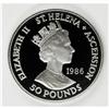 Image 1 : Elizabeth II, Proof Platinum 50 Pounds 165th Anniversar 