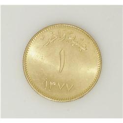 Kingdom. Pair of gold "Guineas" (1950 & 1957), KM-36 & 