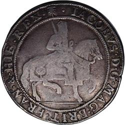 James VI silver "horseman" 60 Shillings,S-5501 (variety 