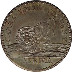 One Dollar in copper 1791, KM-6a, lightly handled Proof 