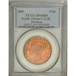 Cape of Good Hope pattern bronze Penny 1889, KM-Pn1. Vi 