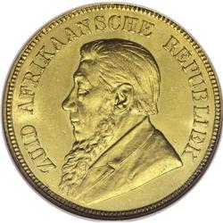 Republic gold Pond 1898, KM-10.2, MS63 NGC, bright lust 