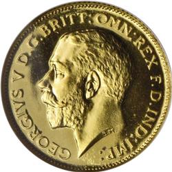 George V gold Proof Half Sovereign 1923-SA, S-4010, PR6 