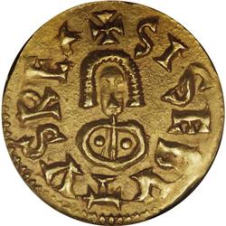 Visigoth Spain, Sisebuto (612-621) gold Tremesis, Cayon 