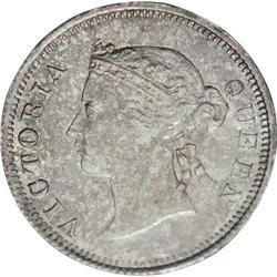 Victoria silver 5 Cents 1871, KM-10, a subtle coin beca 