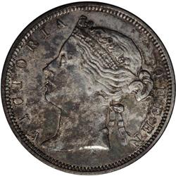 Victoria silver 20 Cents 1873, KM-12, sharp VF, perhaps 