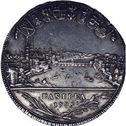 Basel City View Thaler 1785, KM-179, D-1755, Choice VF- 