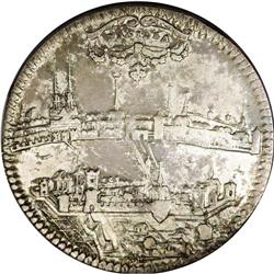 Basel. City View 2-Thalers (ND), KM-71, D-1741, XF45 NG 