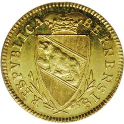 Bern. Gold Ducat 1794, KM-148, MS64 PCGS, a real Choice 