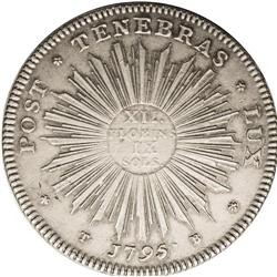 Geneva. 12-Florins / 9-Sols or Thaler 1795. KM-111, D-1 