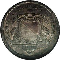 Zurich. Taler 1783, KM-175, D-1798, MS62 NGC, dark gray 