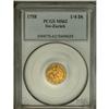 Image 1 : Zurich. Gold Quarter Ducat 1758, KM-138, MS62 PCGS, a f 