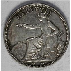 Confederation. 5 Francs 1851-A 