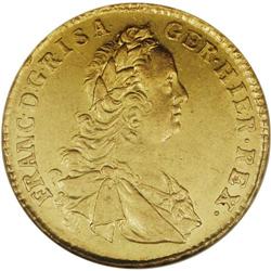 Franz I of Austria gold Ducat 1747-CA (Karlsburg), KM20 