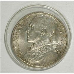 Trio of silver 10 Lire coins, 1941, 1943 and 1944, KM-2 