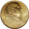 Image 1 : Pius XI gold 100 Lire 1935, KM-9, MS66 NGC, another sat 