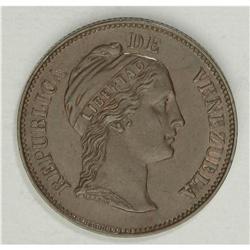 Republic Centavo 1862, KM-Y7, nice glossy brown AU, som 